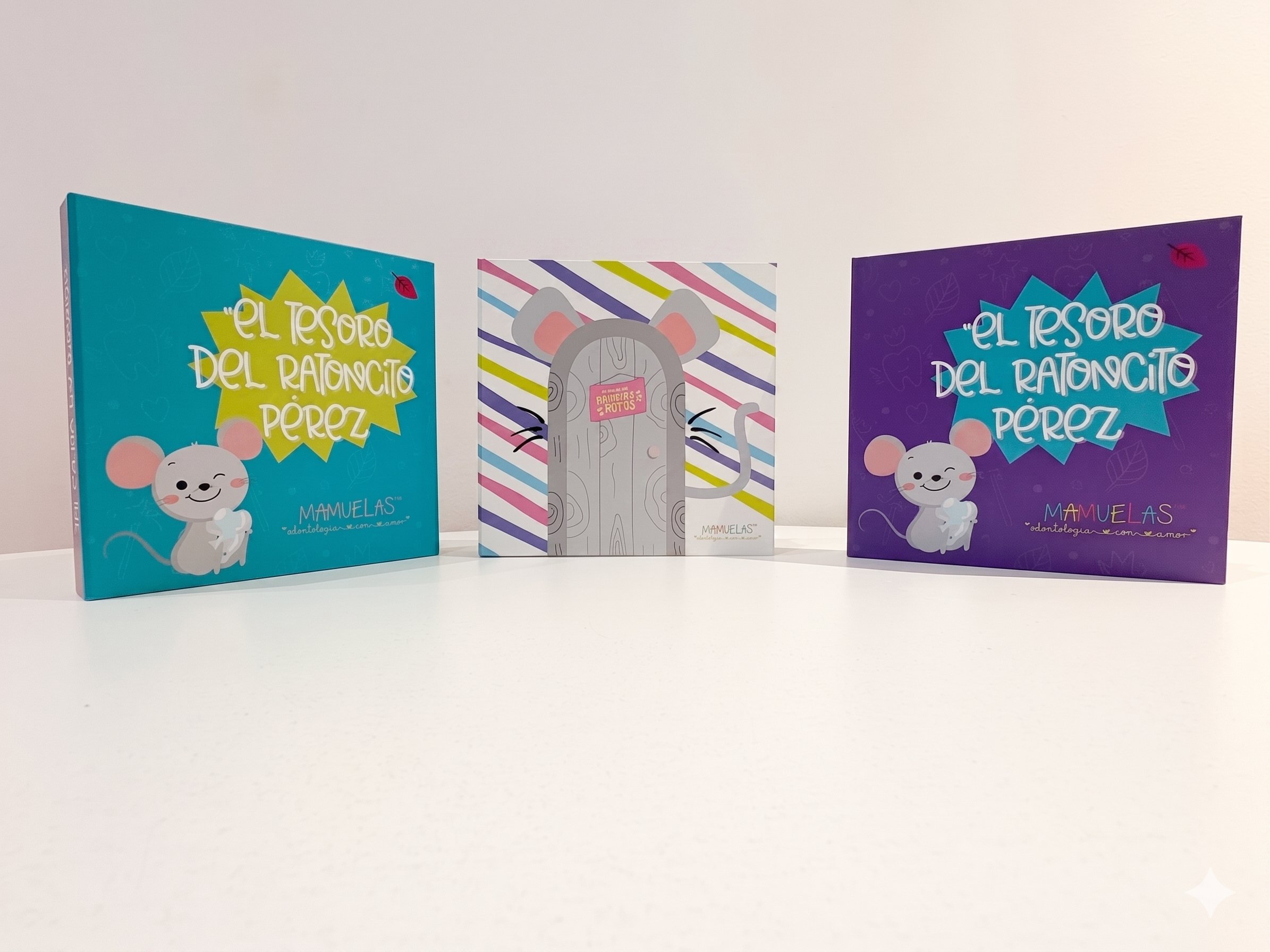 Caja del Ratoncito Pérez de Mamuelas KIDS, disponible en tres diseños